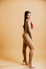 Nude kombinezonas su asimetrine detale - Image 2