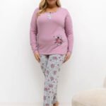 Pižama Plus Size modelis 221189 Forever Pink