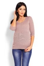 Nėštumo megztinis modelis 123420 PeeKaBoo - Image 3