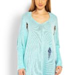 Ilgas megztinis modelis 114559 PeeKaBoo