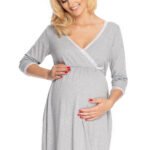 Naktiniai marškiniai nėštumo metu modelis 147508 PeeKaBoo