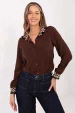 Marškiniai ilgomis rankovėmis modelis 221988 Italy Moda - Image 2