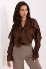 Marškiniai ilgomis rankovėmis modelis 218415 Rue Paris