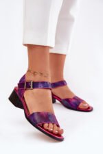 Sandalai su kulnu modelis 213022 Step in style - Image 2