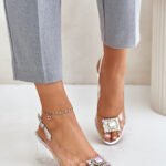 Sandalai su kulnu modelis 215721 Step in style