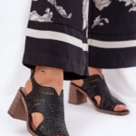 Sandalai su kulnu modelis 211363 Step in style