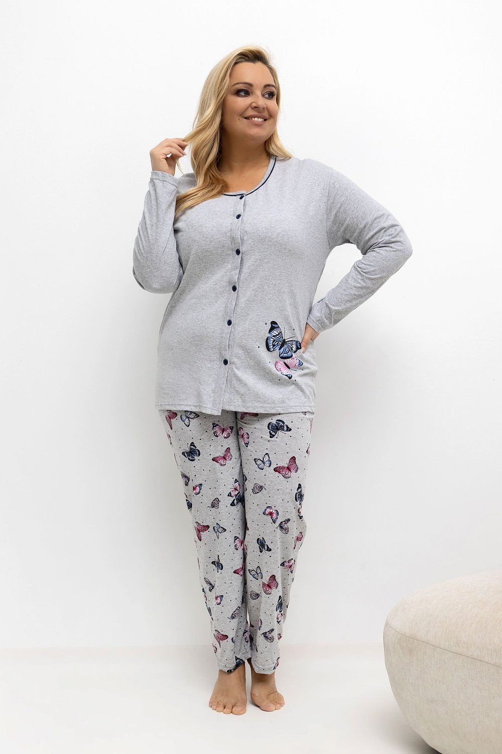 176651794824460 Pižama Plus Size modelis 221199 Forever Pink - Image 1