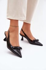 Sandalai su kulnu modelis 214385 Step in style