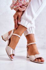Sandalai su kulnu modelis 212717 Step in style - Image 3