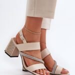 Heel sandals model 195551 Step in style