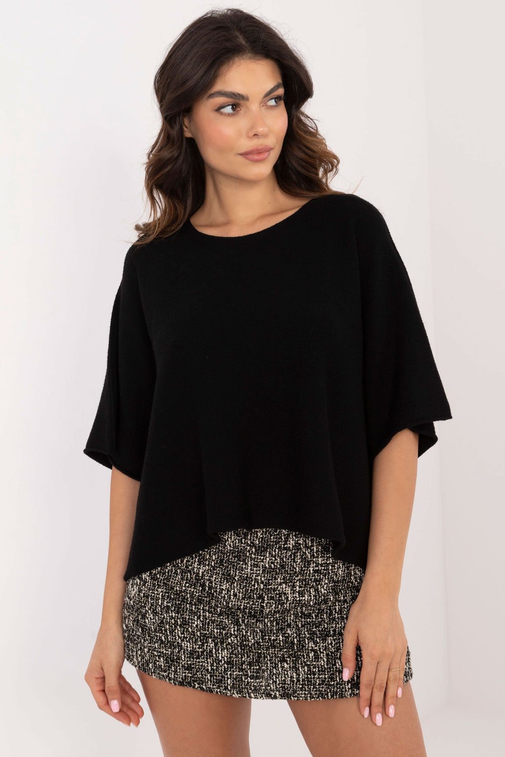 Short sleeve sweater model 202705 Italy Moda Short sleeve sweater model 202705 Italy Moda - Image 1