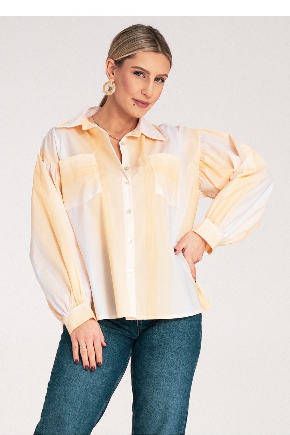 Long sleeve shirt model 214921 Figl Marškiniai ilgomis rankovėmis modelis 214921 Figl - Image 1