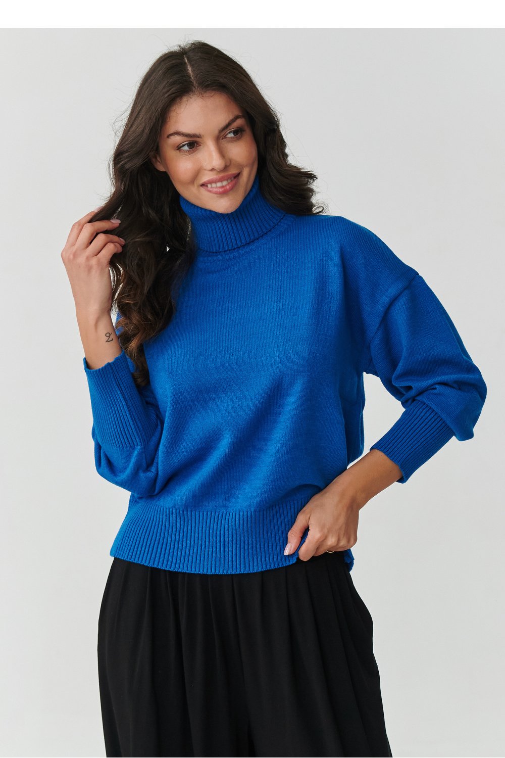 Turtleneck model 217398 Makadamia Aukštu kaklu modelis 217398 Makadamia - Image 1