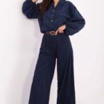 corduroy trousers model 220281 Italy Moda