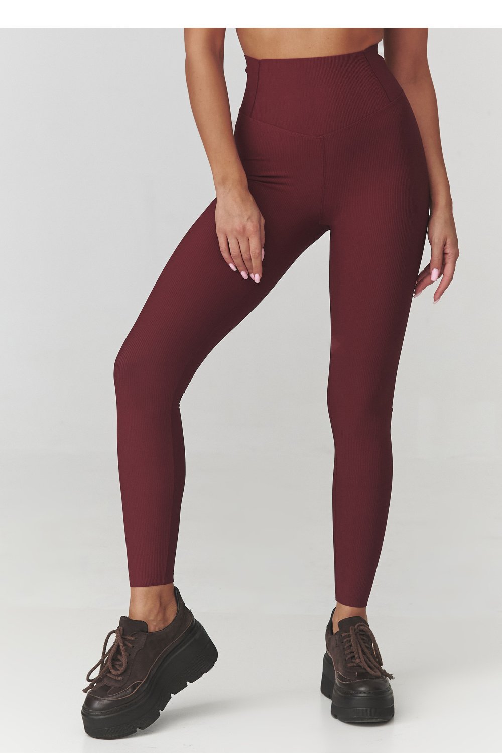 Long leggings model 220769 Makadamia Ilgos tamprės modelis 220769 Makadamia - Image 1