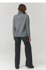 Aukštu kaklu megztinis modelis 220772 Makadamia - Image 3