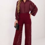 Lace pants model 222597 Italy Moda