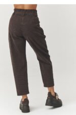 moteriškos korduro kelnės modelis 223243 Makadamia - Image 3