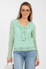 Lace blouse model 223839 Rue Paris