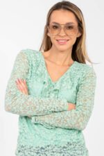 Lace blouse model 223839 Rue Paris - Image 4