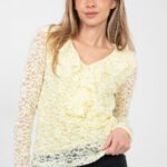 Lace blouse model 223840 Rue Paris