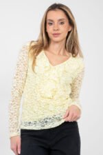 Lace blouse model 223840 Rue Paris