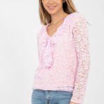 Lace blouse model 223841 Rue Paris