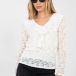 Lace blouse model 223842 Rue Paris