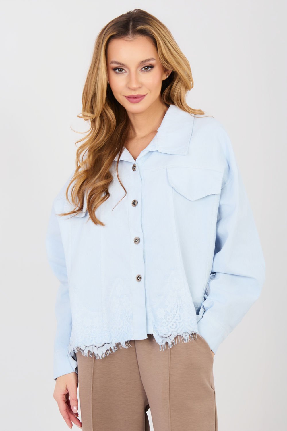 Denim jacket model 223946 Rue Paris Denim jacket model 223946 Rue Paris - Image 1