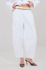 corduroy trousers model 225425 Rue Paris