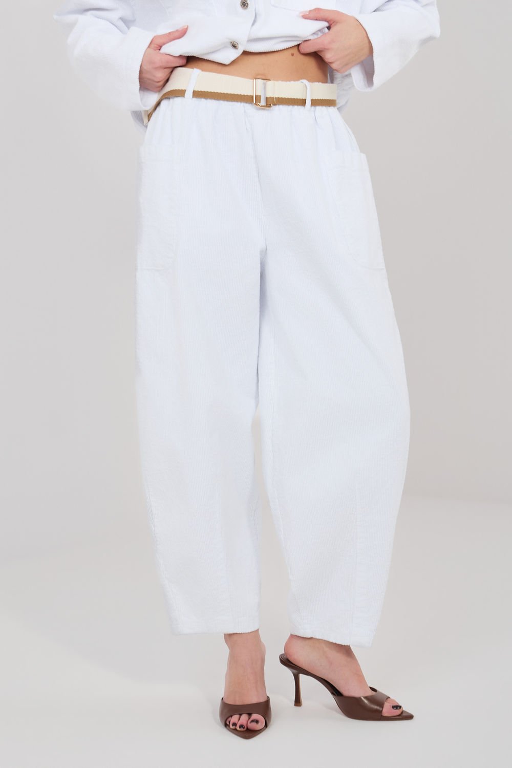 corduroy trousers model 225425 Rue Paris corduroy trousers model 225425 Rue Paris - Image 1