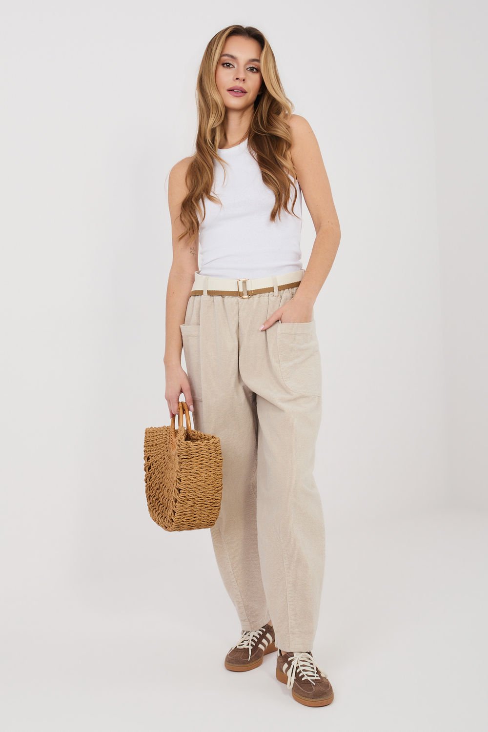 corduroy trousers model 225426 Rue Paris corduroy trousers model 225426 Rue Paris - Image 1