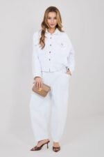 corduroy trousers model 225425 Rue Paris - Image 3
