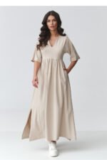 Dieninė suknelė modelis 225698 Makadamia - Image 2