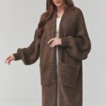 Cardigan model 226873 Makadamia