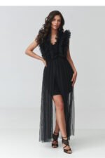 Evening dress model 228316 Makadamia - Image 2