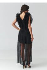 Evening dress model 228316 Makadamia - Image 3