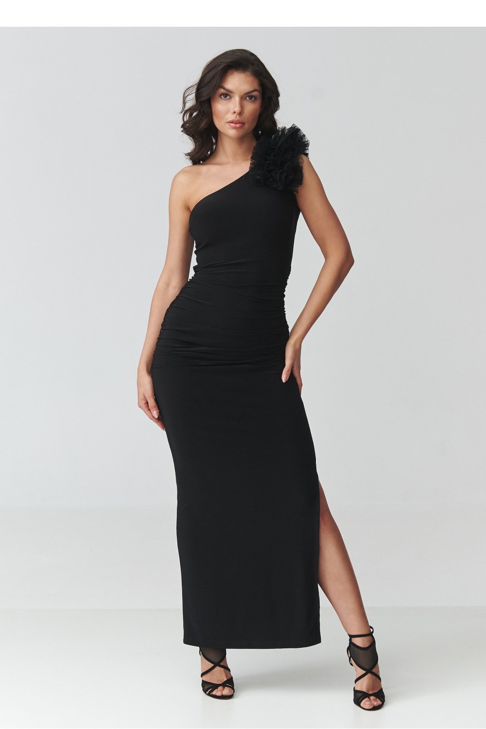 Long dress model 228320 Makadamia Ilga suknelė modelis 228320 Makadamia - Image 1