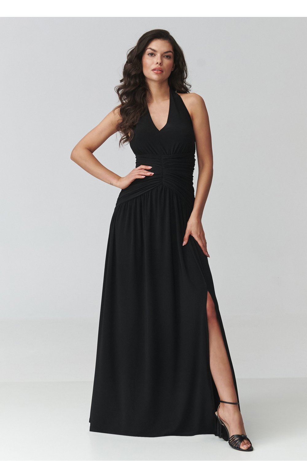 Long dress model 228323 Makadamia Ilga suknelė modelis 228323 Makadamia - Image 1