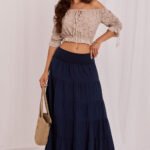 Long skirt model 229476 Italy Moda