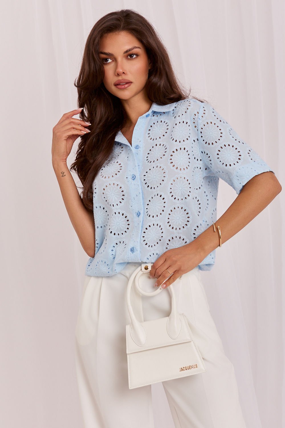 Short sleeve shirt model 230428 Lakerta Short sleeve shirt model 230428 Lakerta - Image 1