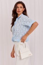 Short sleeve shirt model 230428 Lakerta - Image 4