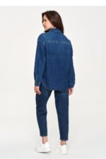 Ilgomis rankovėmis marškiniai modelis 230871 Makadamia - Image 3
