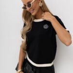 Short sleeve sweater model 230901 Italy Moda