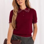 Short sleeve sweater model 230910 Italy Moda