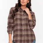 Long sleeve shirt model 231008 Makadamia