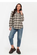 Long sleeve shirt model 231009 Makadamia - Image 2