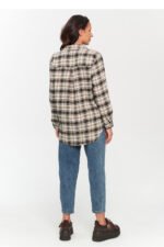 Long sleeve shirt model 231009 Makadamia - Image 3