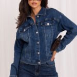 Denim jacket model 231366 Italy Moda