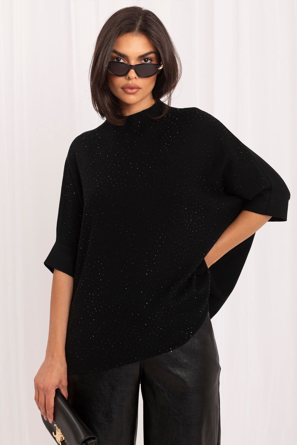 Short sleeve sweater model 231502 Italy Moda Short sleeve sweater model 231502 Italy Moda - Image 1